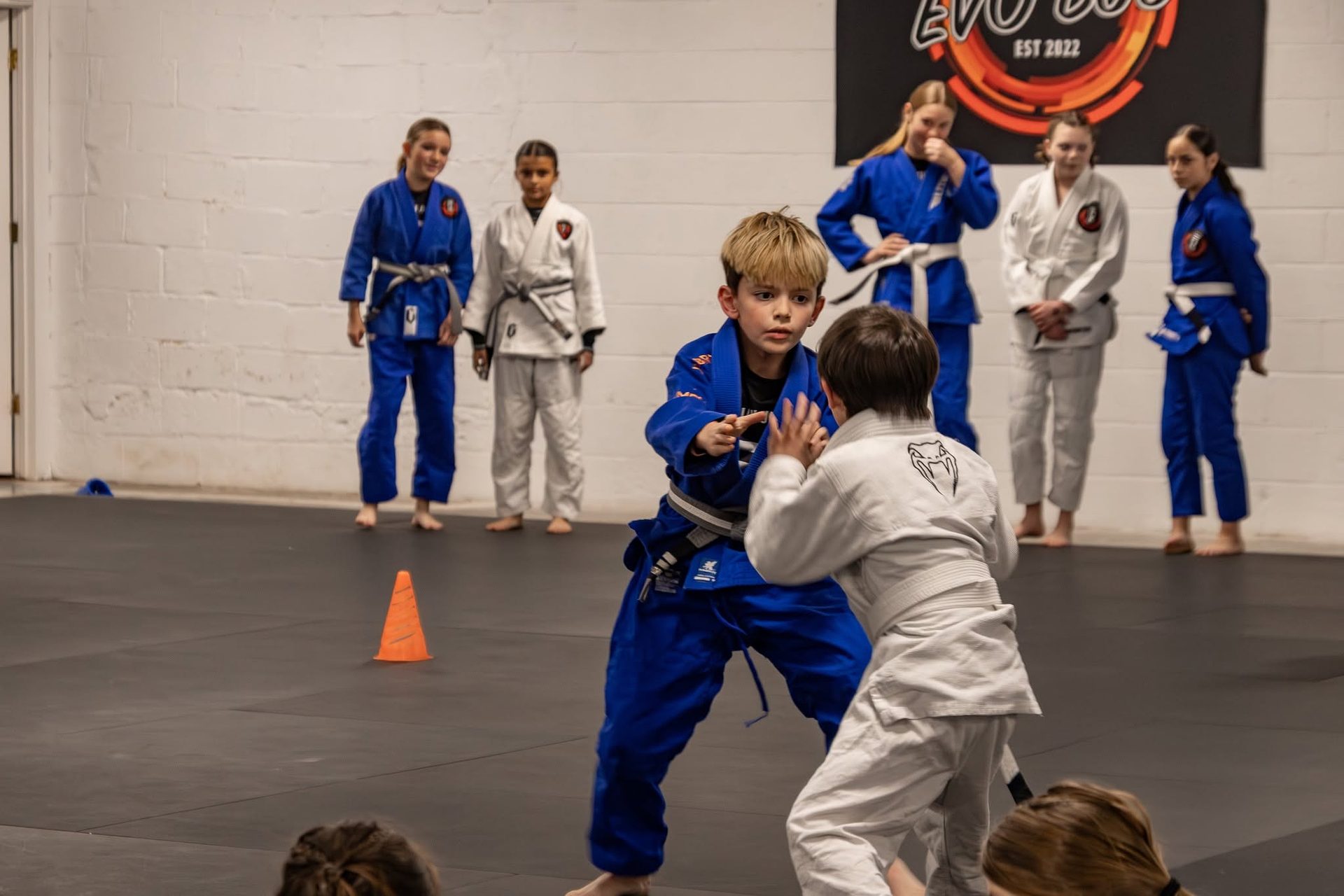 Teens students training at Second Grip Jiu Jitsu in Carlsbad, New Mexico